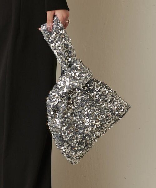 Lui's（ルイス）の「スパンコールバッグ（トートバッグ・レディース・ブラック/グレー・FREE）」の21枚目の写真