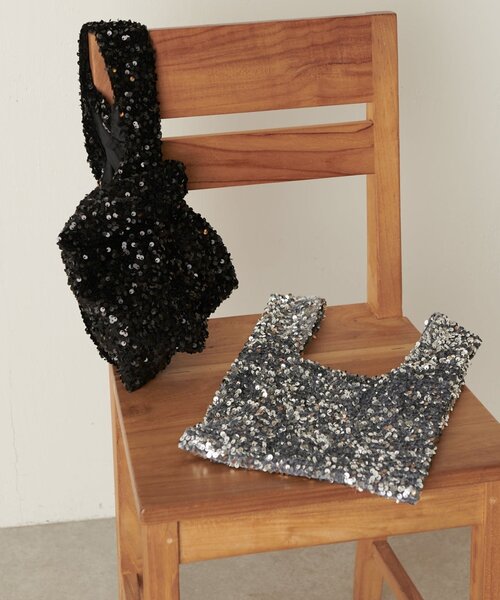 Lui's（ルイス）の「スパンコールバッグ（トートバッグ・レディース・ブラック/グレー・FREE）」の22枚目の写真