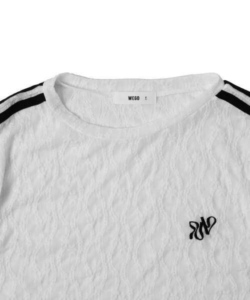 WEGO（ウィゴー）の「WEGO/レースラインT（Tシャツ/カットソー・レディース・ホワイト・FREE）」の4枚目の写真