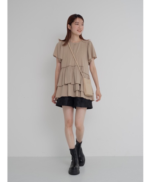 JUMELLE(ジュメロ)の「switch flare cutsew(Tシャツ/カットソー・レディース・ベージュ/ホワイト・FREE)」の13枚目の写真