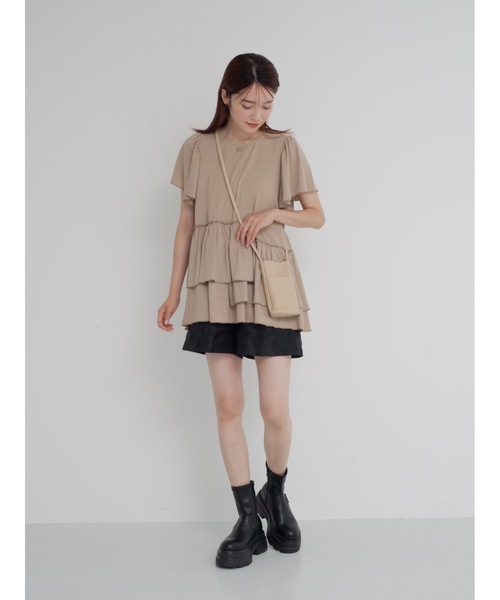 JUMELLE(ジュメロ)の「switch flare cutsew(Tシャツ/カットソー・レディース・ベージュ/ホワイト・FREE)」の21枚目の写真