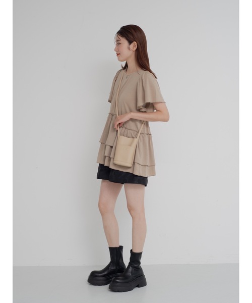 JUMELLE(ジュメロ)の「switch flare cutsew(Tシャツ/カットソー・レディース・ベージュ/ホワイト・FREE)」の22枚目の写真