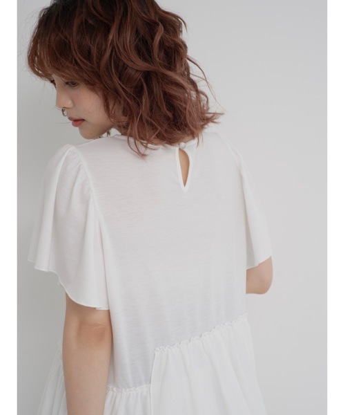 JUMELLE(ジュメロ)の「switch flare cutsew(Tシャツ/カットソー・レディース・ベージュ/ホワイト・FREE)」の15枚目の写真