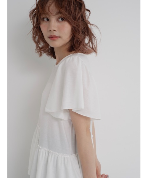 JUMELLE(ジュメロ)の「switch flare cutsew(Tシャツ/カットソー・レディース・ベージュ/ホワイト・FREE)」の16枚目の写真