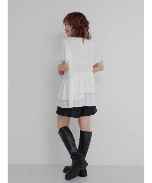 JUMELLE(ジュメロ)の「switch flare cutsew(Tシャツ/カットソー・レディース・ベージュ/ホワイト・FREE)」の20枚目の写真