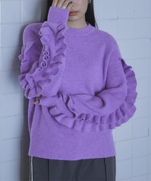 miette | フリルスリーブニット(ニット/セーター)