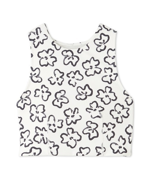 emmi（エミ）の「eco ドローウィングブラトップ（Tシャツ/カットソー・レディース・オフホワイト/ネイビー・1/0）」の13枚目の写真