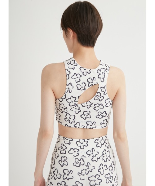 emmi（エミ）の「eco ドローウィングブラトップ（Tシャツ/カットソー・レディース・オフホワイト/ネイビー・1/0）」の18枚目の写真