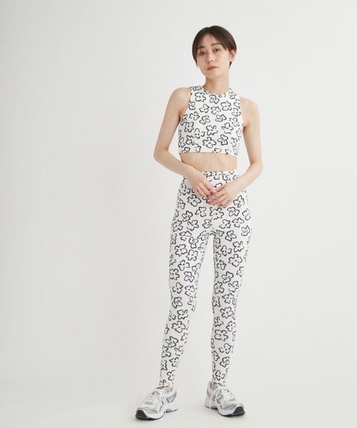 emmi（エミ）の「eco ドローウィングブラトップ（Tシャツ/カットソー・レディース・オフホワイト/ネイビー・1/0）」の5枚目の写真