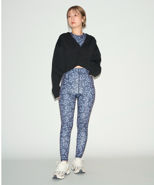 emmi（エミ）の「eco ドローウィングブラトップ（Tシャツ/カットソー・レディース・オフホワイト/ネイビー・1/0）」の10枚目の写真