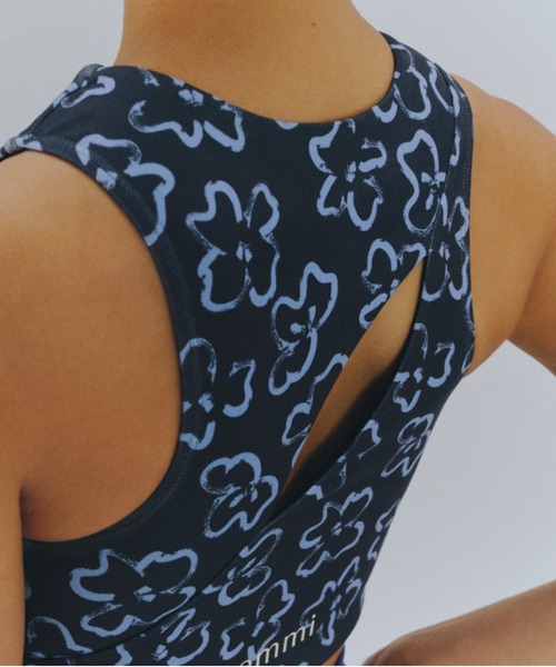 emmi（エミ）の「eco ドローウィングブラトップ（Tシャツ/カットソー・レディース・オフホワイト/ネイビー・1/0）」の22枚目の写真