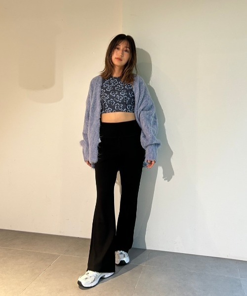 emmi（エミ）の「eco ドローウィングブラトップ（Tシャツ/カットソー・レディース・オフホワイト/ネイビー・1/0）」の21枚目の写真