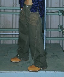 ROMANTIC CROWN（ロマンティッククラウン）の「A'GEM/9 × .kom 『ROMANTIC CROWN/ロマンティック クラウン』 WESTERN WORKPANTS/ウェスタンワークパンツ（その他パンツ）」