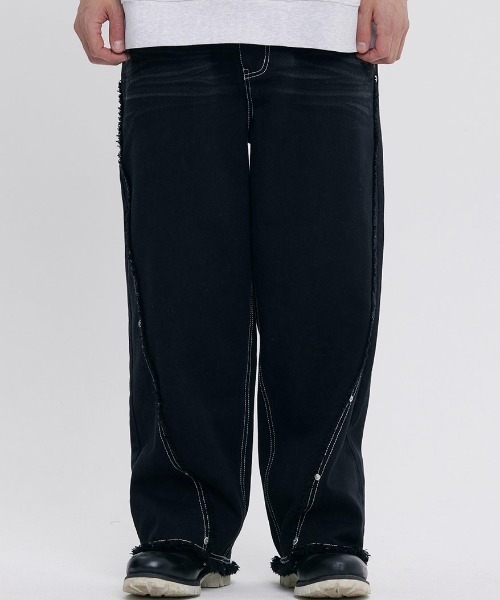 ROMANTIC CROWN（ロマンティッククラウン）の「A'GEM/9 × .kom 『ROMANTIC CROWN/ロマンティック クラウン』 WESTERN WORKPANTS/ウェスタンワークパンツ（その他パンツ・メンズ・カーキ/ブラック・M）」の6枚目の写真