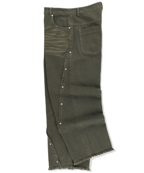 ROMANTIC CROWN（ロマンティッククラウン）の「A'GEM/9 × .kom 『ROMANTIC CROWN/ロマンティック クラウン』 WESTERN WORKPANTS/ウェスタンワークパンツ（その他パンツ・メンズ・カーキ/ブラック・M）」の15枚目の写真