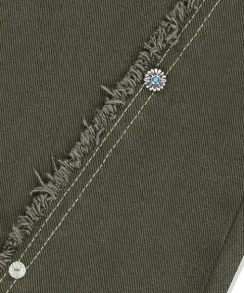 ROMANTIC CROWN（ロマンティッククラウン）の「A'GEM/9 × .kom 『ROMANTIC CROWN/ロマンティック クラウン』 WESTERN WORKPANTS/ウェスタンワークパンツ（その他パンツ・メンズ・カーキ/ブラック・M）」の16枚目の写真