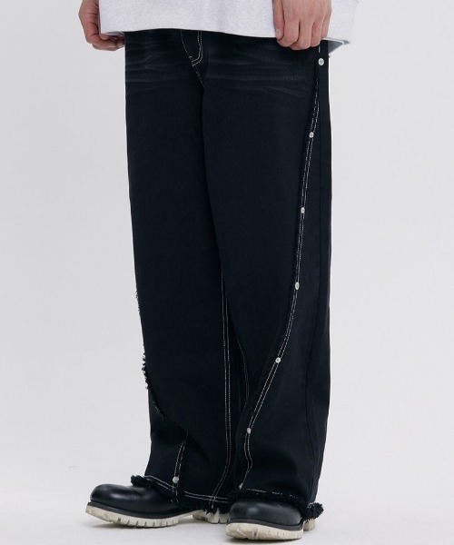 ROMANTIC CROWN（ロマンティッククラウン）の「A'GEM/9 × .kom 『ROMANTIC CROWN/ロマンティック クラウン』 WESTERN WORKPANTS/ウェスタンワークパンツ（その他パンツ・メンズ・カーキ/ブラック・M）」の7枚目の写真