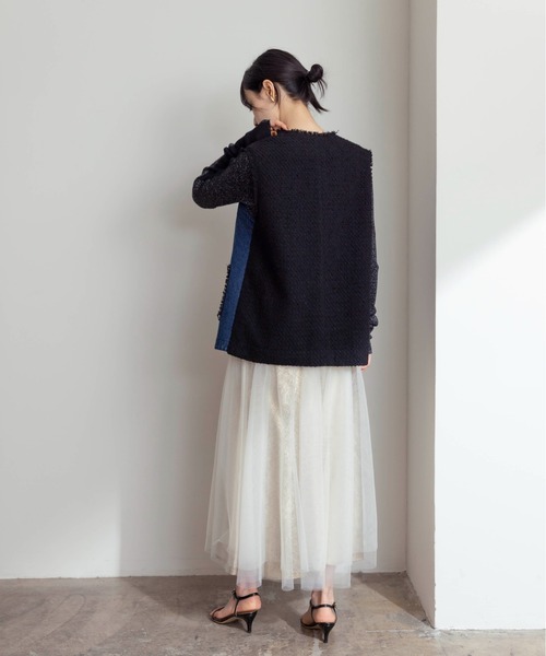 3WAYシャーリングチュール ギャザースカート（スカート）｜Eimee