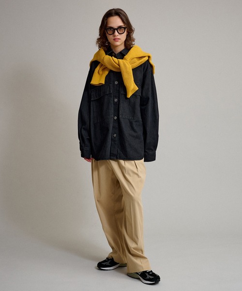 WETTEMPT(ウィテンプト)の「BIG POCKET DENIM SHIRT / ビッグポケットデニムシャツ(シャツ/ブラウス・メンズ・インディゴブルー/ブラック/サックスブルー・MEDIUM/LARGE)」の17枚目の写真