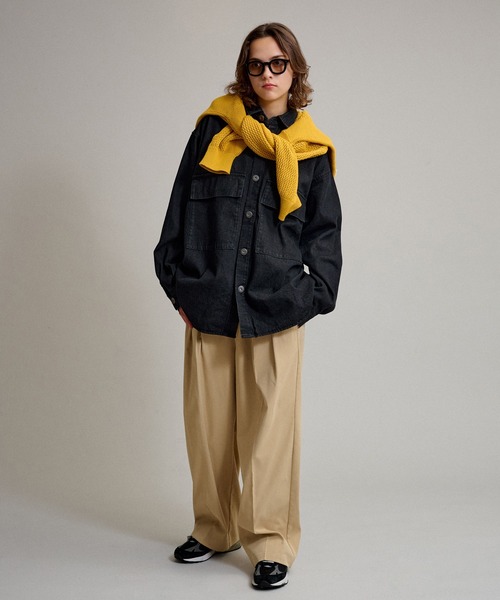 WETTEMPT(ウィテンプト)の「BIG POCKET DENIM SHIRT / ビッグポケットデニムシャツ(シャツ/ブラウス・メンズ・インディゴブルー/ブラック/サックスブルー・MEDIUM/LARGE)」の18枚目の写真