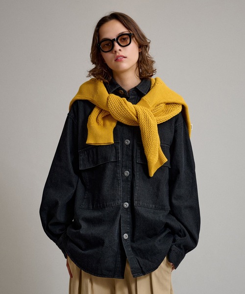 WETTEMPT(ウィテンプト)の「BIG POCKET DENIM SHIRT / ビッグポケットデニムシャツ(シャツ/ブラウス・メンズ・インディゴブルー/ブラック/サックスブルー・MEDIUM/LARGE)」の16枚目の写真
