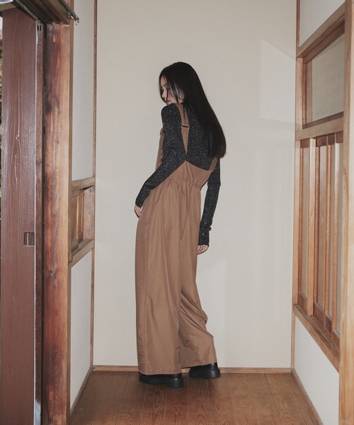 hellam（へラム）の「ラメリブクルーネックニット（ニット/セーター・レディース・シルバー/ブラック/チャコール/アイボリー・FREE）」の5枚目の写真