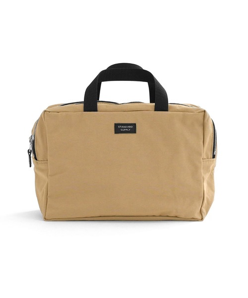 STANDARD SUPPLY(スタンダードサプライ)の「スタンダードサプライ / SIMPLICITY シンプリシティ / 2R SQUARE POUCH L 2ルームスクエアポーチL(ハンドバッグ・レディース・グレー/ダークパープル/ブラック/ダークネイビー/グリーン/サンドベージュ/モカ/ブルー/チャコールグレー/レッド/マスタード・FREE)」の6枚目の写真