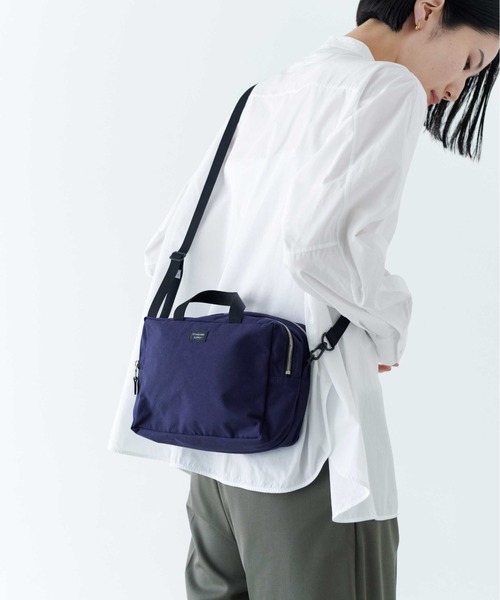 STANDARD SUPPLY(スタンダードサプライ)の「スタンダードサプライ / SIMPLICITY シンプリシティ / 2R SQUARE POUCH L 2ルームスクエアポーチL(ハンドバッグ・レディース・グレー/ダークパープル/ブラック/ダークネイビー/グリーン/サンドベージュ/モカ/ブルー/チャコールグレー/レッド/マスタード・FREE)」の14枚目の写真