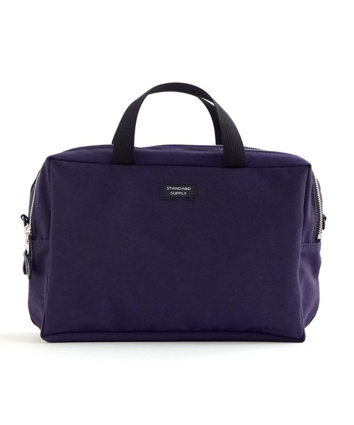 STANDARD SUPPLY(スタンダードサプライ)の「スタンダードサプライ / SIMPLICITY シンプリシティ / 2R SQUARE POUCH L 2ルームスクエアポーチL(ハンドバッグ・レディース・グレー/ダークパープル/ブラック/ダークネイビー/グリーン/サンドベージュ/モカ/ブルー/チャコールグレー/レッド/マスタード・FREE)」の16枚目の写真