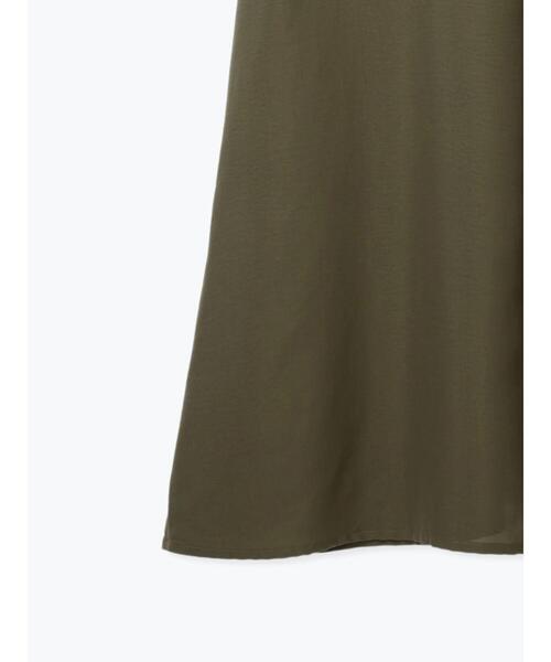 Lugnoncure（ルノンキュール）の「麻風キャミワンピース（ワンピース・レディース・ブラック/カーキ/モカ・F）」の6枚目の写真