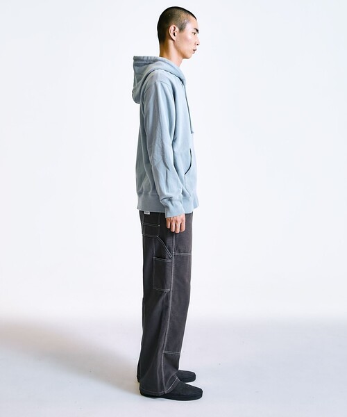 City Ambient Products(シティアンビエントプロダクツ)の「City Ambient Products: ロゴ エンブロイダリー ジップ パーカー(パーカー・メンズ・アイボリー/ダークグレー/ロイヤルブルー・SMALL/MEDIUM/LARGE)」の7枚目の写真