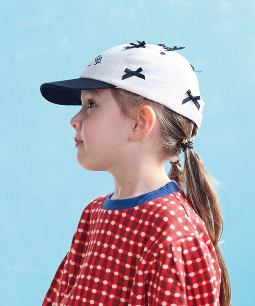 GRIN BUDDY(グリンバディ)の「【GRIN BUDDY】別注 NY Ribbon Cap(キャップ・キッズ・グリーン/ブラック・52/54)」の15枚目の写真