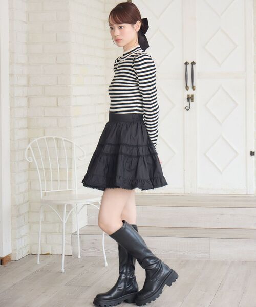 ems excite（エムズエキサイト）の「パワショルハイネックNTPO（ニット/セーター・レディース・チャコールグレー/ピンク系その他3/ブラック系その他3/ナチュラル・FREE）」の20枚目の写真