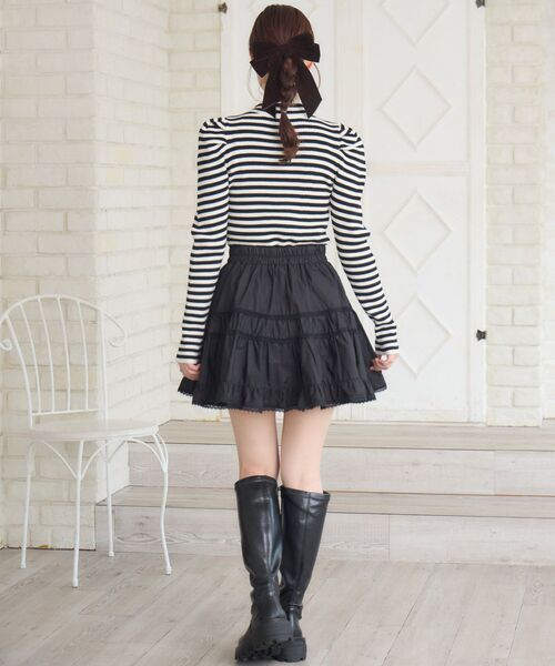 ems excite（エムズエキサイト）の「パワショルハイネックNTPO（ニット/セーター・レディース・チャコールグレー/ピンク系その他3/ブラック系その他3/ナチュラル・FREE）」の21枚目の写真