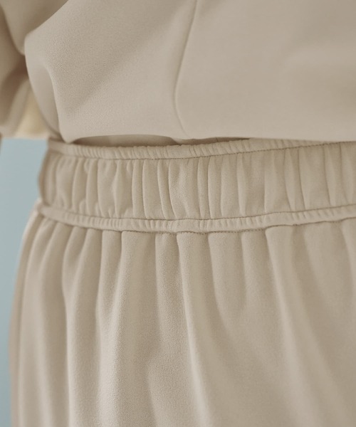 STYLE DELI（スタイルデリ）の「【匠ジョーゼット】サイドベンツロングスカート（スカート・レディース・ホワイト・M2/M1/S2）」の8枚目の写真