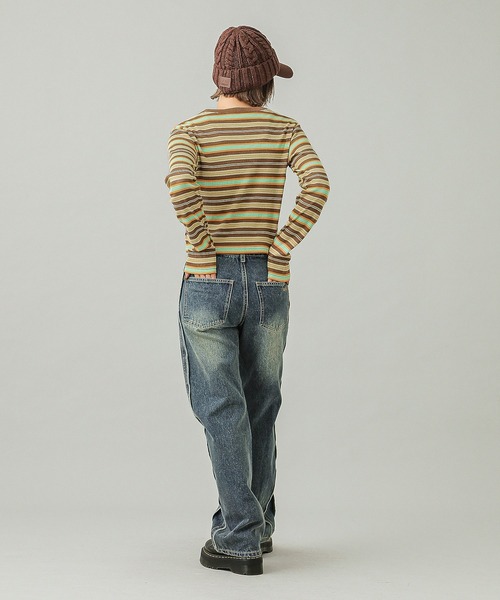 X-girl（エックスガール）の「KNIT CASQUETTE（キャスケット・レディース・ブラック/ブラウン・ONE SIZE）」の12枚目の写真