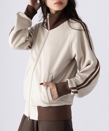 United Athle（ユナイテッドアスレ）の「雑誌 『FUDGE』11月号にて掲載！【United Athle】7.0オンス スムース ラグランスリーブ トラックジャケット ダブルジップ スタンドネック  1901（ジャージ）」