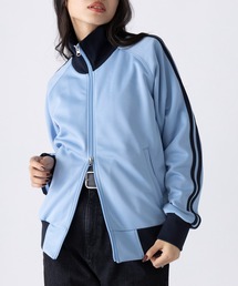 United Athle（ユナイテッドアスレ）の「雑誌 『FUDGE』11月号にて掲載！【United Athle】7.0オンス スムース ラグランスリーブ トラックジャケット ダブルジップ スタンドネック  1901（ジャージ）」