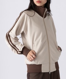 SETUP7（セットアップセブン）の「雑誌 『FUDGE』11月号にて掲載！【United Athle】7.0オンス スムース ラグランスリーブ トラックジャケット ダブルジップ スタンドネック  1901（ジャージ）」