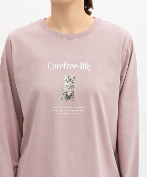 アニマルプリントTシャツ（Tシャツ/カットソー）｜Honeys