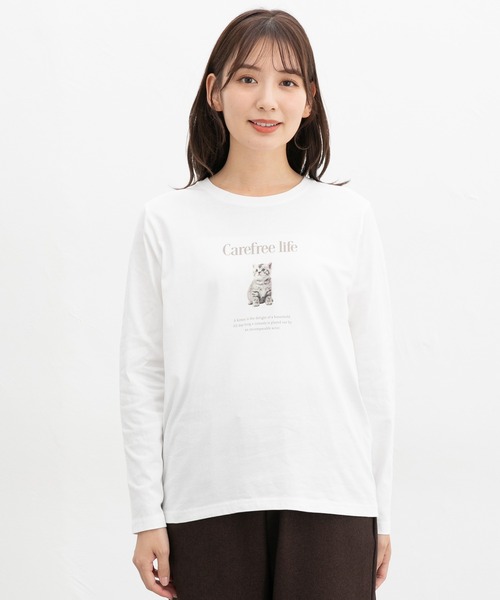 アニマルプリントTシャツ（Tシャツ/カットソー）｜Honeys