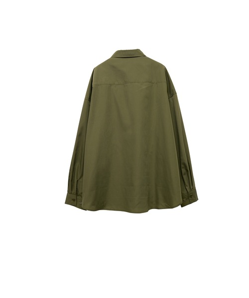 Nora Lily（ノラリリー）の「【Nora Lily】Rope Tape Shirt (UNISEX)（シャツ/ブラウス・メンズ・ブラック/カーキ/ライトブルー/ボルドー・FREE）」の5枚目の写真