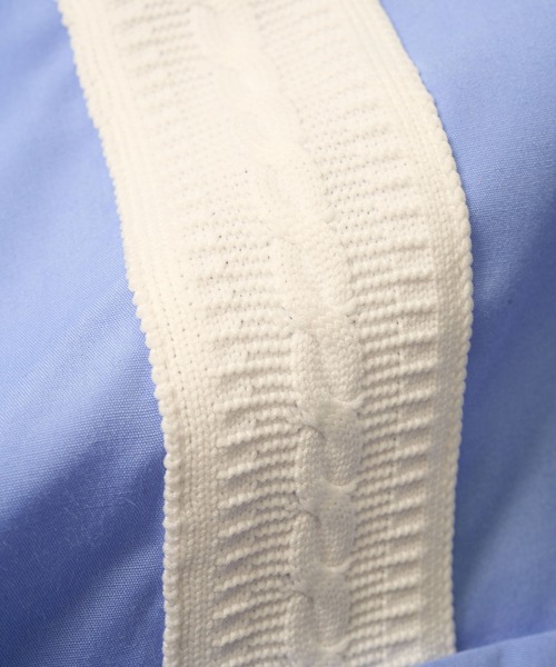 Nora Lily（ノラリリー）の「【Nora Lily】Rope Tape Shirt (UNISEX)（シャツ/ブラウス・メンズ・ブラック/カーキ/ライトブルー/ボルドー・FREE）」の17枚目の写真