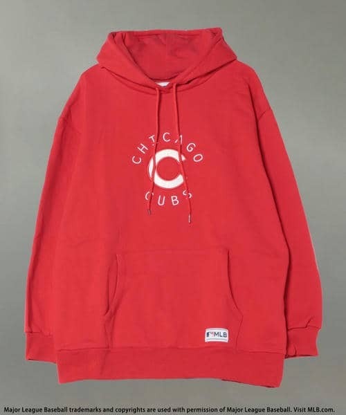 BACK TO THE FIELD（バック トゥー ザ フィールド）の「【MLB】サークルロゴフーディー（パーカー・レディース・ブラック/レッド/グレー/ブルー・FREE）」の4枚目の写真