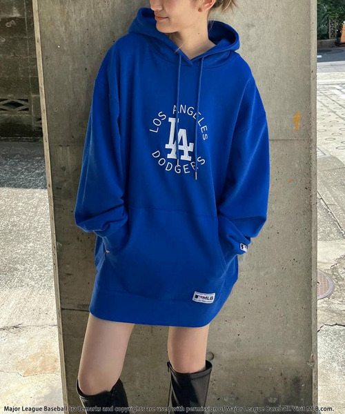 BACK TO THE FIELD（バック トゥー ザ フィールド）の「【MLB】サークルロゴフーディー（パーカー・レディース・ブラック/レッド/グレー/ブルー・FREE）」の9枚目の写真