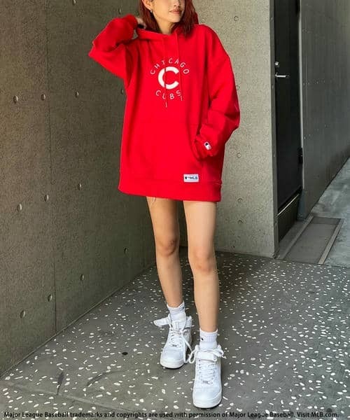 BACK TO THE FIELD（バック トゥー ザ フィールド）の「【MLB】サークルロゴフーディー（パーカー・レディース・ブラック/レッド/グレー/ブルー・FREE）」の16枚目の写真