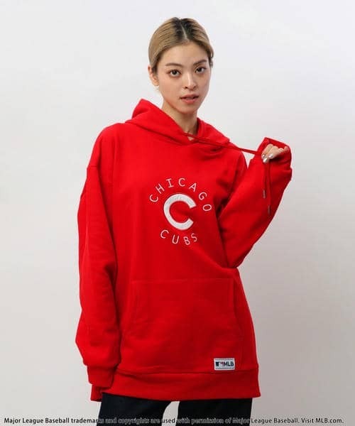 BACK TO THE FIELD（バック トゥー ザ フィールド）の「【MLB】サークルロゴフーディー（パーカー・レディース・ブラック/レッド/グレー/ブルー・FREE）」の18枚目の写真