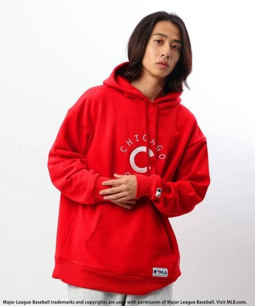 BACK TO THE FIELD（バック トゥー ザ フィールド）の「【MLB】サークルロゴフーディー（パーカー・レディース・ブラック/レッド/グレー/ブルー・FREE）」の19枚目の写真