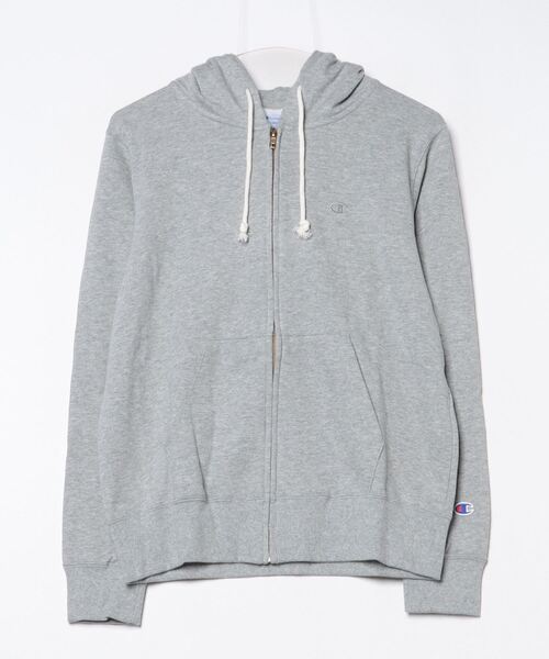 Champion（チャンピオン）の「チャンピオン  ZIP HOODED SWEATSHIRT_（スウェット・レディース・ブラウン/グレー・M/L）」の2枚目の写真