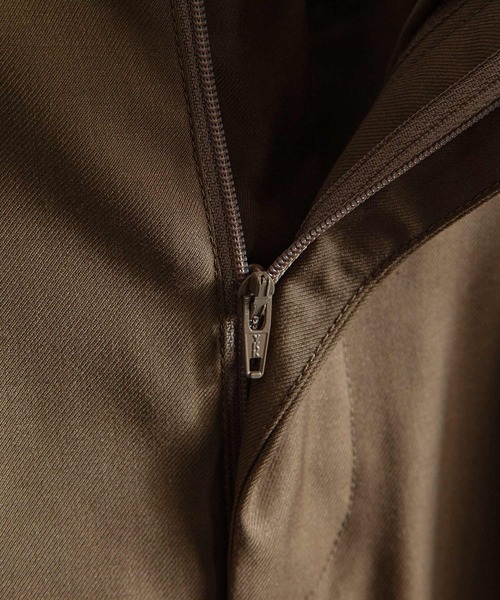 ZIP FIVE -White Line-(ジップファイブホワイトライン)の「【White Line】 ワイド テーパード スラックス(スラックス・メンズ・ベージュ/チャコール/ブラック・MEDIUM/SMALL/LARGE)」の6枚目の写真